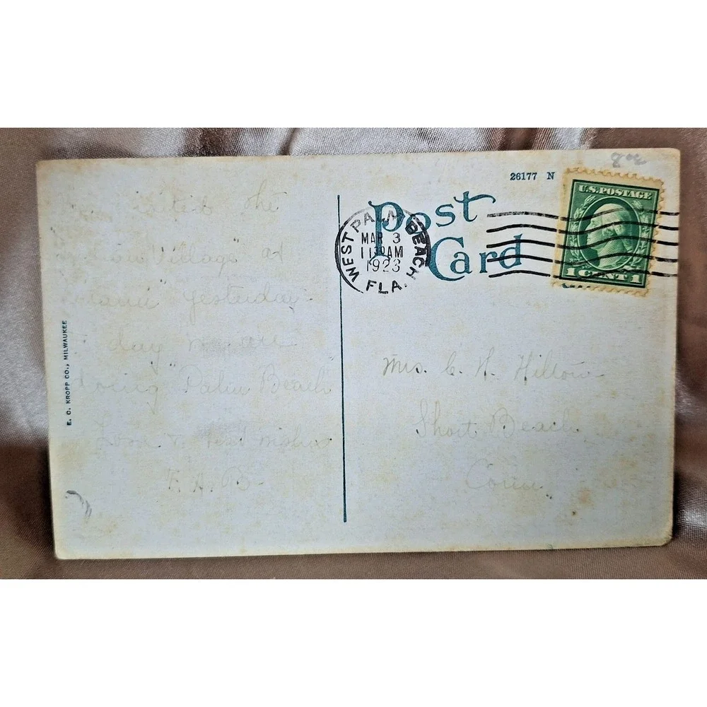 Antique Historical Postcard of a 